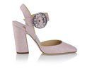 Sandalia en color rosa de la colección pre-fall 2018 de Jimmy Choo