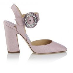 Sandalia en color rosa de la colección pre-fall 2018 de Jimmy Choo