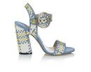 Sandalia de nappa tricolor de la colección pre-fall 2018 de Jimmy Choo