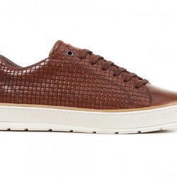 Zapatilla de piel de la colección masculina primavera/verano 2019 de Geox