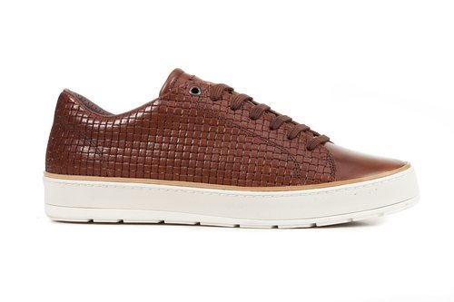 Zapatilla de piel de la colección masculina primavera/verano 2019 de Geox