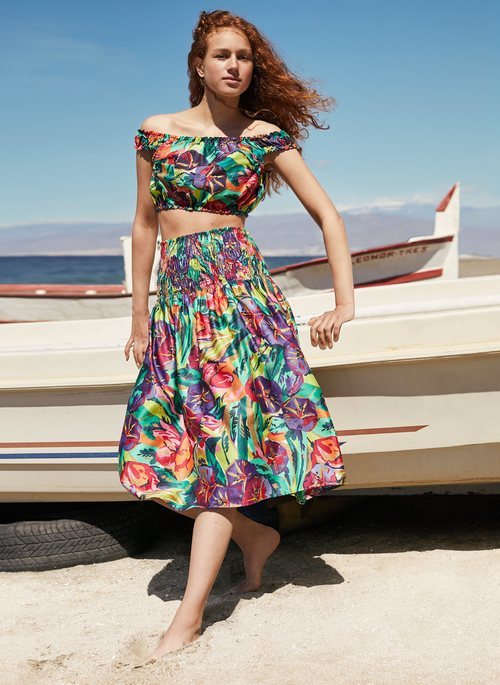 Conjunto estampado de la nueva colección de Oysho SS18