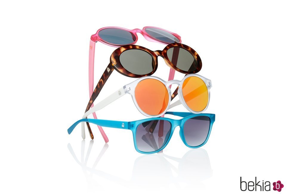 Benetton debuta en la moda de gafas de sol con su colección verano 2018