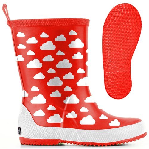 Botas de agua en color roja de la nueva colección otoño/invierno 2018-19 de Superga Kids