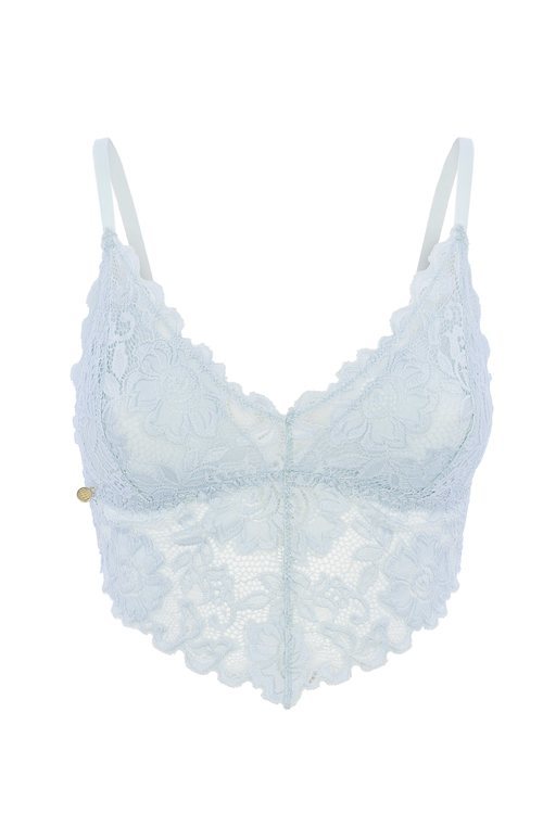 Bralette azul cielo de la colección 'Sunsets & Palm Trees' de Black Limba