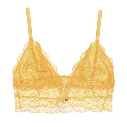 Bralette amarillo de la colección 'Sunsets & Palm Trees' de Black Limba