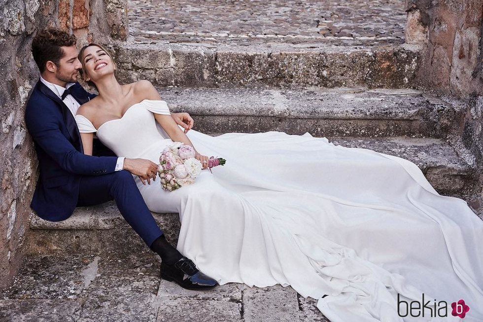 Rosanna Zanetti vestida de Pronovias se da el 'sí quiero' con David Bisbal 2018