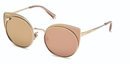 Gafas de sol con cristales dorados de la nueva colección AW 18 de Swarovski