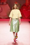 Falda de plástico de Ágatha Ruiz de la Prada en Madrid Fashion Week primavera/verano 2019
