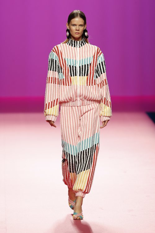 Chándal estampado de María Escoté en Madrid Fashion Week primavera/verano 2019