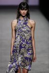 Vestido estampado de Roberto Torretta en Madrid Fashion Week primavera/verano 2019