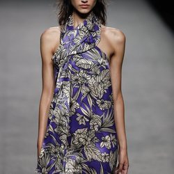 Vestido estampado de Roberto Torretta en Madrid Fashion Week primavera/verano 2019