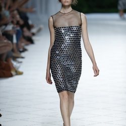 Vestido de lentejuelas de Jorge Vázquez primavera/verano 2019 en la Madrid Fashion Week