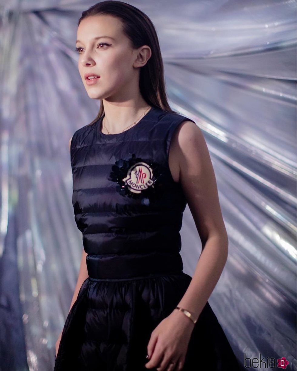 Millie Bobby Brown en la nueva campaña de Moncler 2018