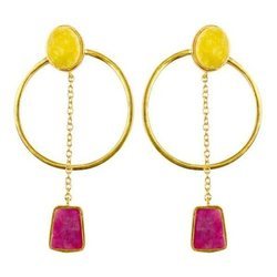 Pendientes Wish dorados de la firma Tabita Jewels 2018