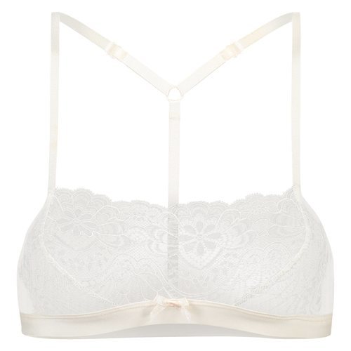 Sujetador blanco de la nueva colección otoño/invierno 2018/2019 de lencería nupcial de Hunkemöller