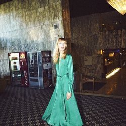 Vestido midi verde de la nueva colección de otoño/invierno 2018/2019 de Dolores Promesas