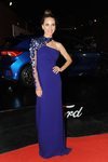 Vanesa Romero con un vestido azul en el Festival Starlite en Marbella 2018
