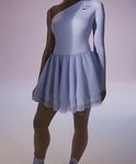 Vestido blanco de tenis de la nueva colección de Virgil Abloh, Nike con Serena Williams 2018