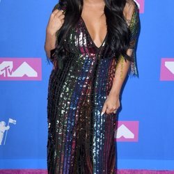 Nicole 'Snooki' con un vestido de lentejuelas en los premios MTV Video Music 2018