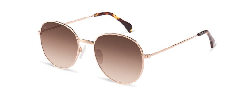 Modelo 'Akela Gold Sepia' de Hawkers diseñado por Wolfnoir