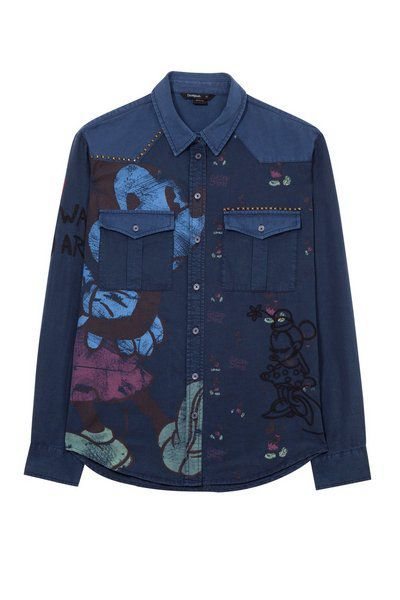 Camisa vaquera de Mickey Mouse de la colección otoño/invierno 2018/2019 de Desigual
