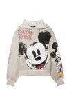 Sudadera gris de Mickey Mouse de la colección otoño/invierno 2018/2019 de Desigual