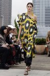 Vestido animal print de Oscar de la Renta primavera/verano 2019 en la New York Fashion Week