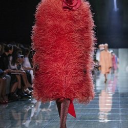 Vestido rojo de Marc Jacobs primavera 2019 en la New York Fashion Week