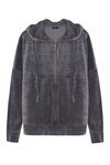 Chaqueta de terciopelo de la colección cápsula de Oysho con Everlast