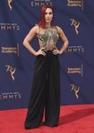 Sharna Burgess con un mono transparente en los Creative Arts Emmy Awards 2018