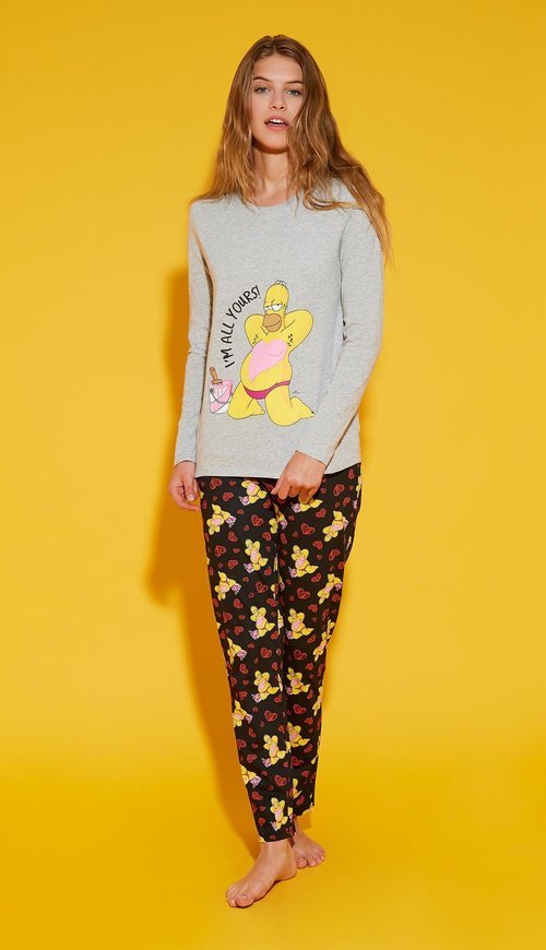 Pijama de la colección de 'Los Simpson' de Tezenis