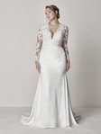 Vestido manga larga de la colección cápsula Plus de Pronovias 2018