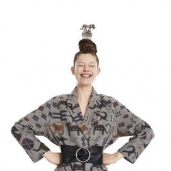 Abrigo estampado de la colección otoño/invierno 2018/2019 de Desigual