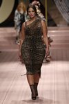 Ashley Graham en el desfile de Dolce&Gabbana primavera/verano 2019 en la Milán Fashion Week
