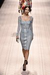 Emily Ratajkowski en el desfile de Dolce&Gabbana primavera/verano 2019 en la Milán Fashion Week
