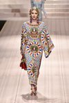 Kitty Spencer en el desfile de Dolce&Gabbana primavera/verano 2019 en la Milán Fashion Week