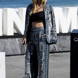 Blanca Suárez con un traje de lentejuelas en el Festival de Cine de San Sebastían 2018