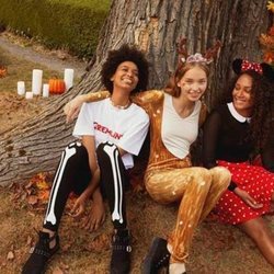 Modelos disfrazadas con diseños de la colección cápsula de Halloween de H&M 2018