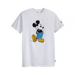 Camiseta blanca de la nueva colección Levi's x Mickey Mouse
