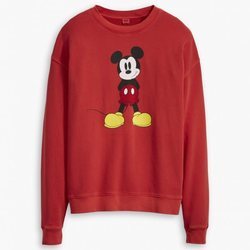 Sudadera roja de la nueva colección Levi's x Mickey Mouse