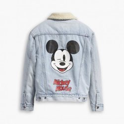 Cazadora con borrego nueva colección Levis x Mickey Mouse