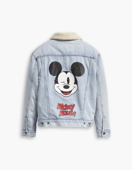 Cazadora con borrego nueva colección Levis x Mickey Mouse