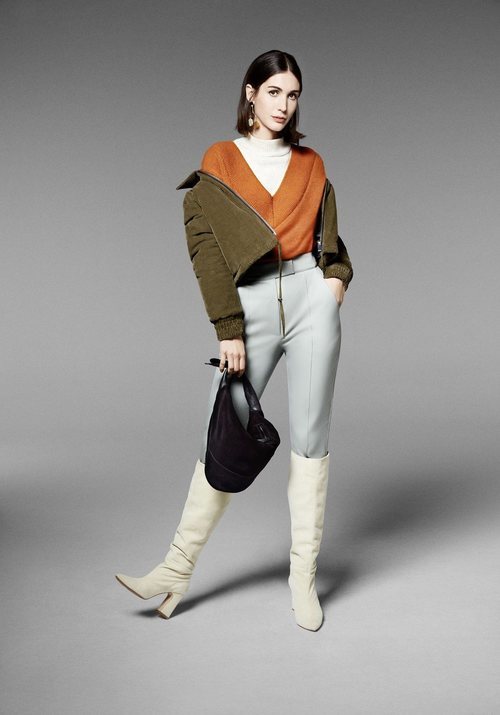 Diletta Bonaiuti posa para la colección otoño/invierno 2018/2019 de Mango para Zalando