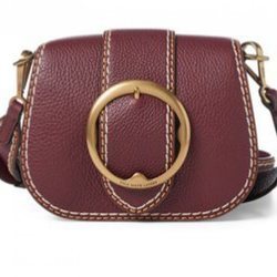 'Lennox Bag' color berenjena de la colección otoño/invierno 2018/2019 de Polo Ralph Lauren