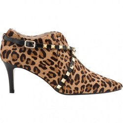Botines de tacón de print leopardo de la firma Lodi