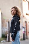 Sudadera negra de la colección Fresh Leaves de Levi's x Justin Timberlake