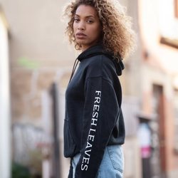 Sudadera negra de la colección Fresh Leaves de Levi's x Justin Timberlake