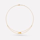 Collar dorado de la colección Coco Crush de Chanel con Keira Knightley 2018