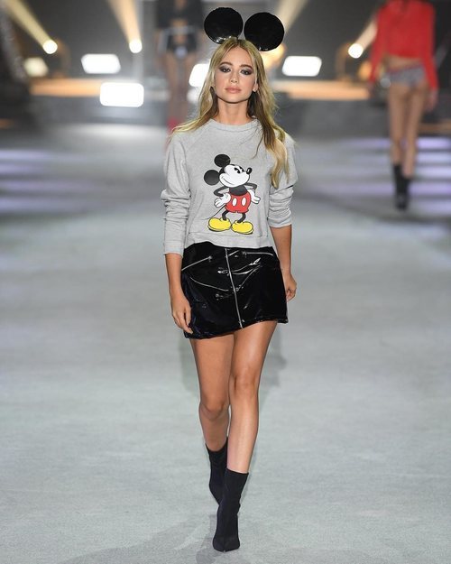 Sudadera gris estampada de la colección de Mickey Mouse de Tezenis Underwear